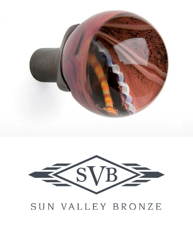 Sun Valley Bronze Crystal Hardware