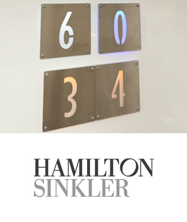 Hamilton Sinkler House Numbers