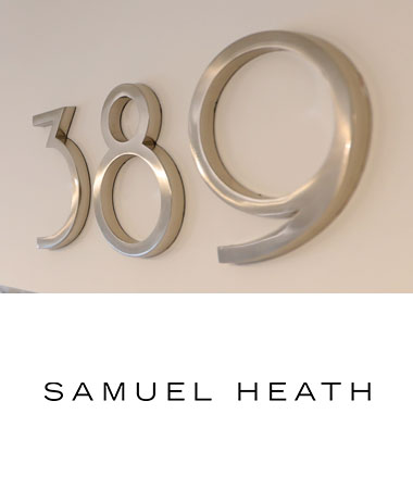 Samuel Heath House Numbers